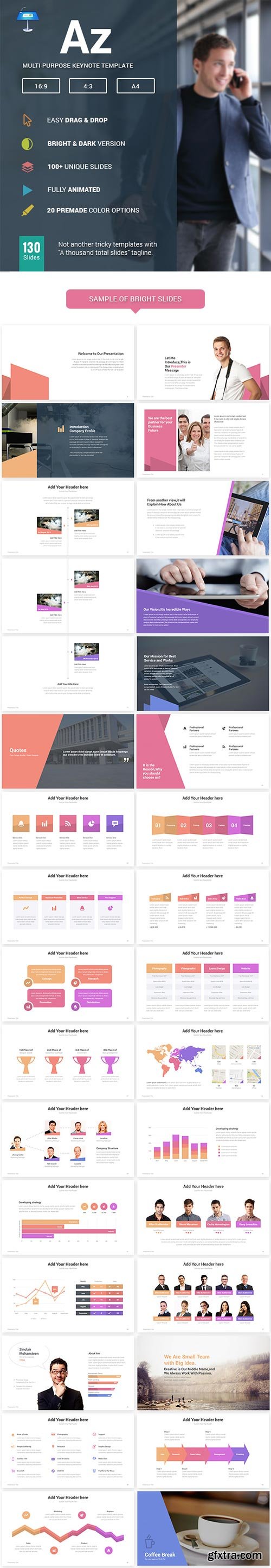 Graphicriver - AZ - Multipurpose Keynote Template 15277076