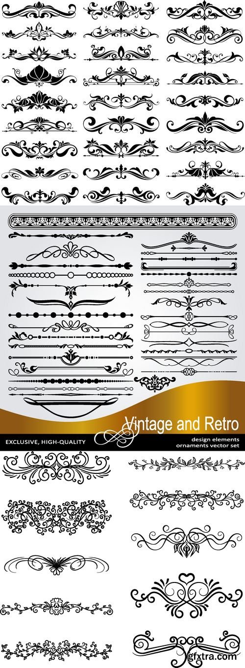 Vectors - Ornamental Floral Dividers 42