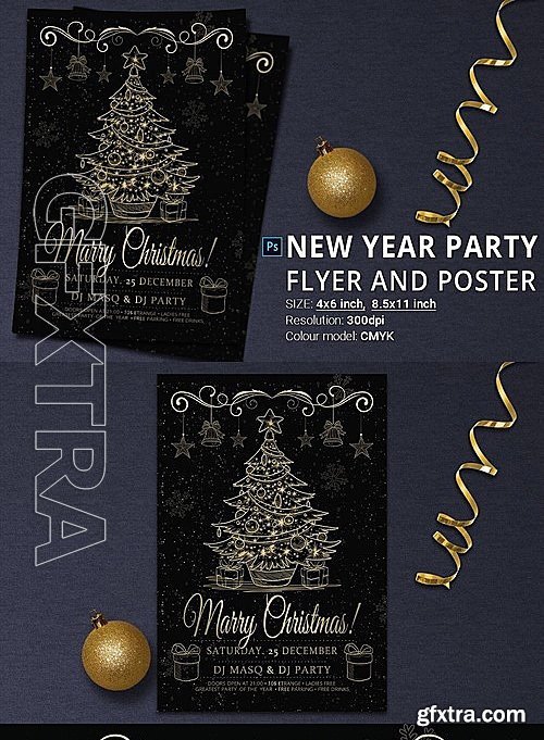 CM - Christmas New Year Party Flyer 2014312