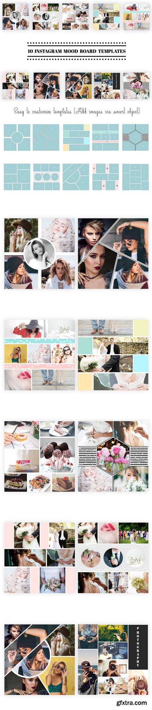 CM - 10 Instagram Mood Board Templates 1440421