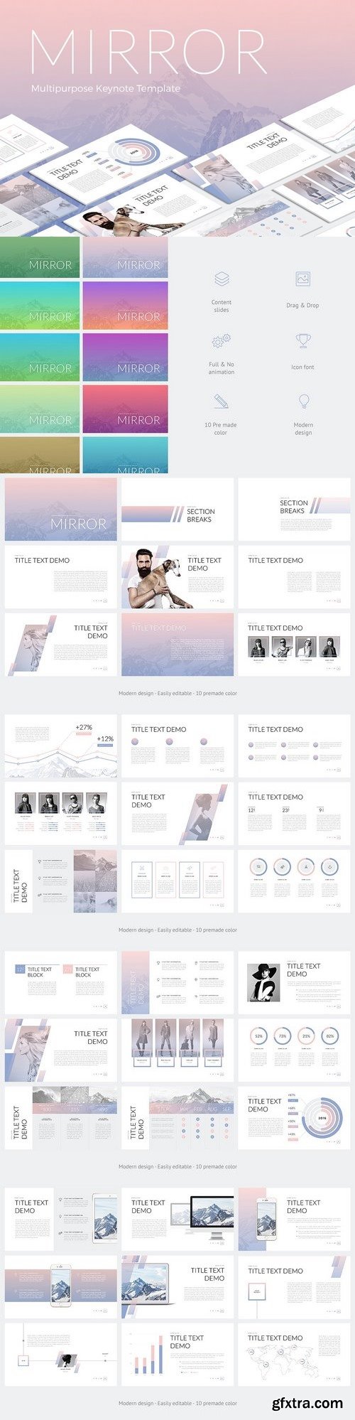 CM - Mirror Modern Keynote Template 1457201