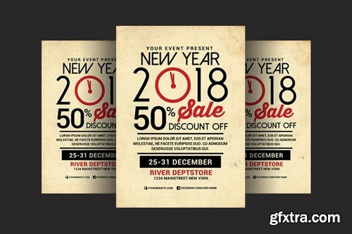 New Year Sale Flyer