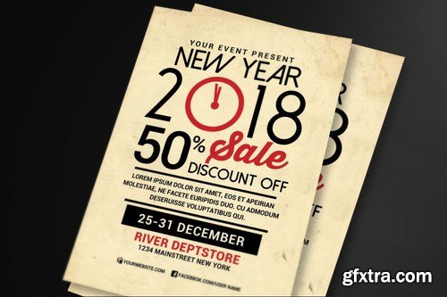 New Year Sale Flyer