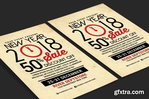 New Year Sale Flyer