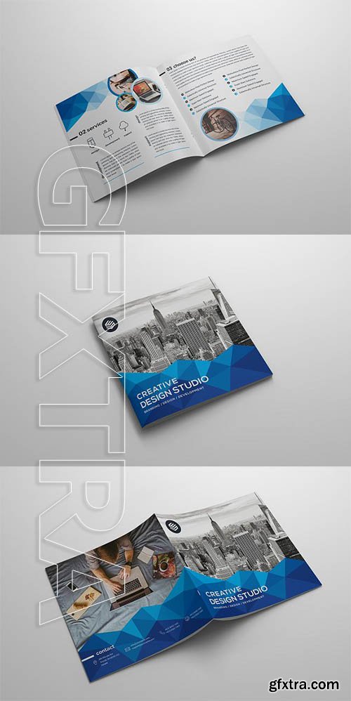 CreativeMarket - Multi Square Bi-Fold 2080442