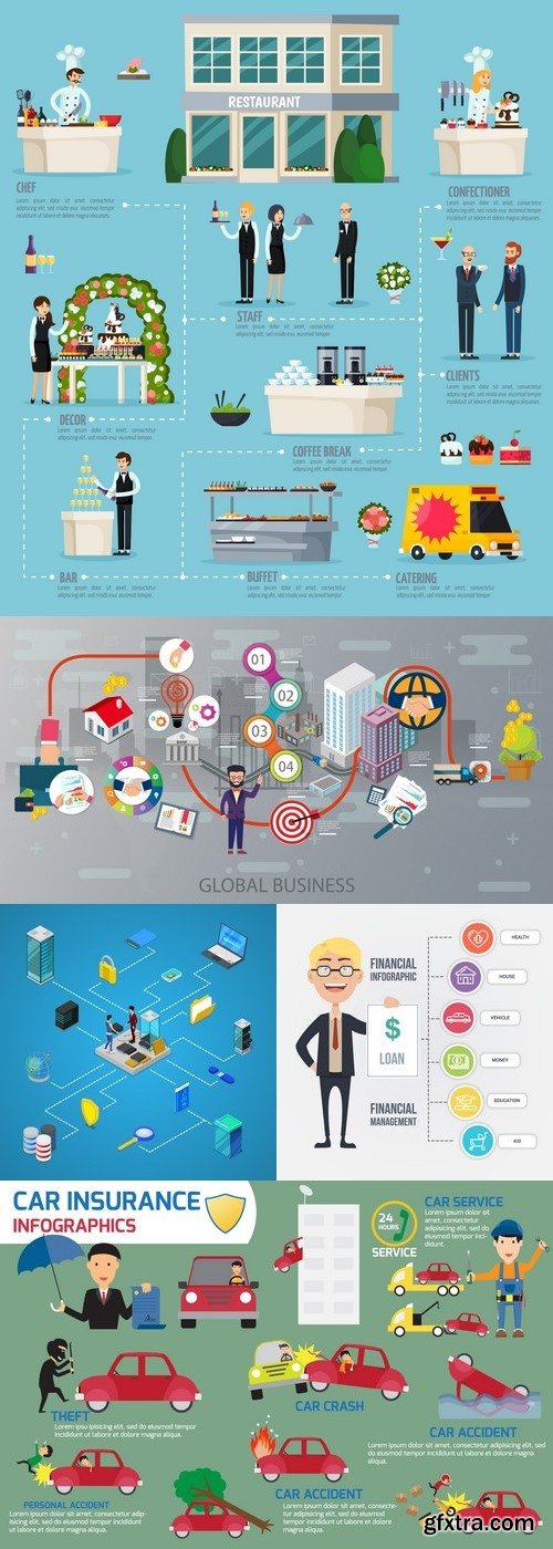 Vectors - Infographics with People 66