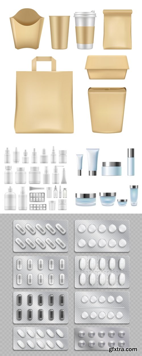 Vectors - Blank Different Packaging 11