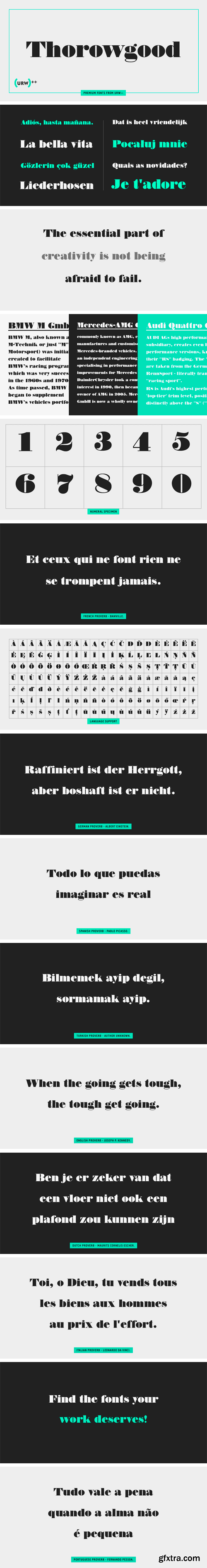 Thorowgood Font Family