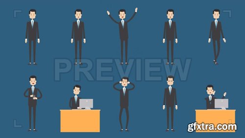 MA - Businessman Animation Pack 1