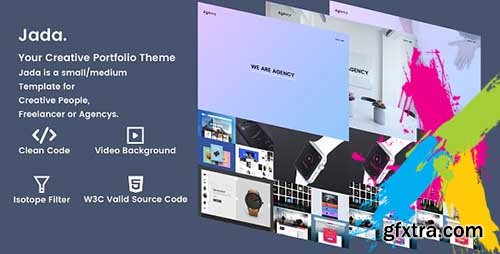 CreativeMarket - Jada - Creative Portfolio Theme 2064175