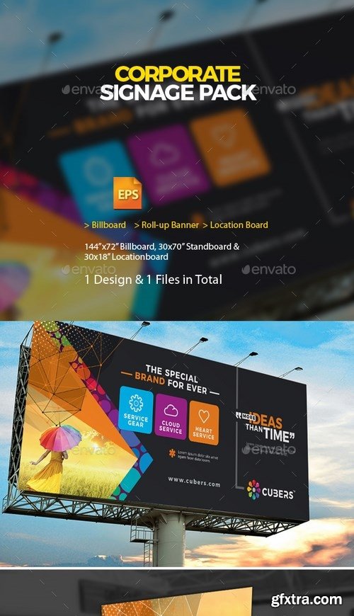 GraphicRiver - Corporate Roll-up Billboard & Location Board 20996896