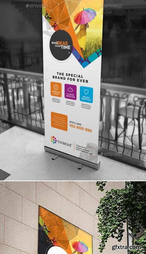 GraphicRiver - Corporate Roll-up Billboard & Location Board 20996896