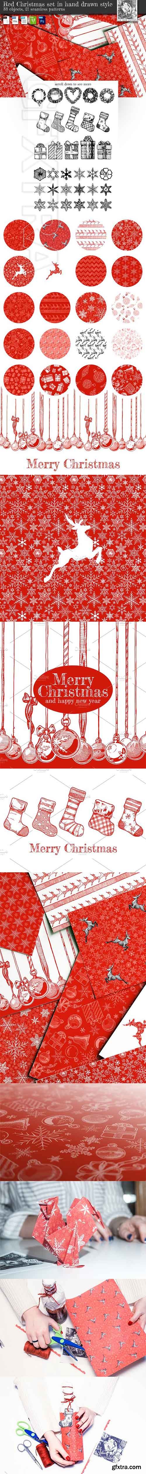 CreativeMarket - Huge Christmas set 2065859