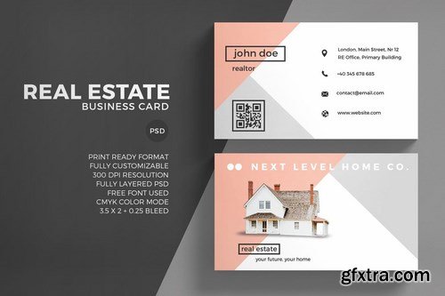 Real Estate Business Card Template