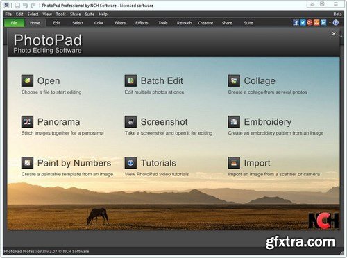 NCH PhotoPad Image Editor 11.51 download the new for mac