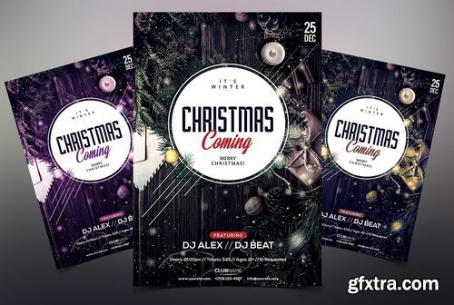 CM - Christmas Coming - PSD Flyer 2024019