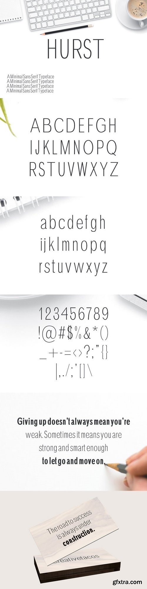 CM - Hurst Sans Serif Typeface 1440360