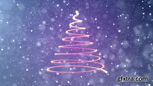 Purple Sparkle Christmas tree background