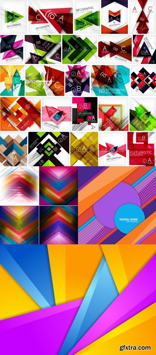 Vectors - Shiny Geometric Backgrounds 15