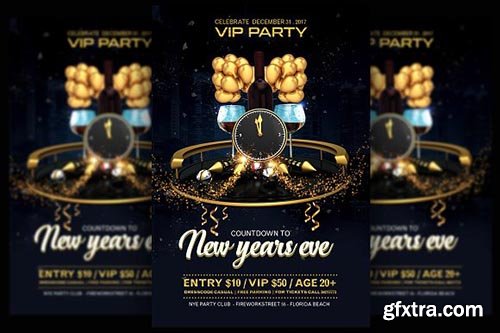 CreativeMarket - NYE Party 2083216