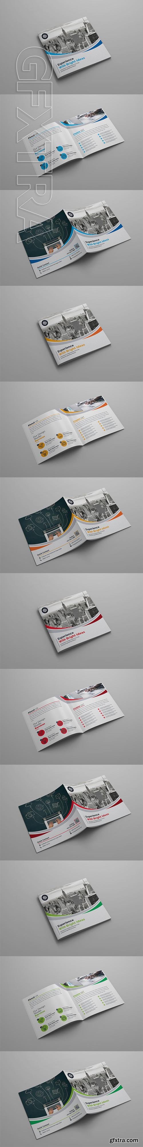 CreativeMarket - Clean Square Bi-Fold 2080487