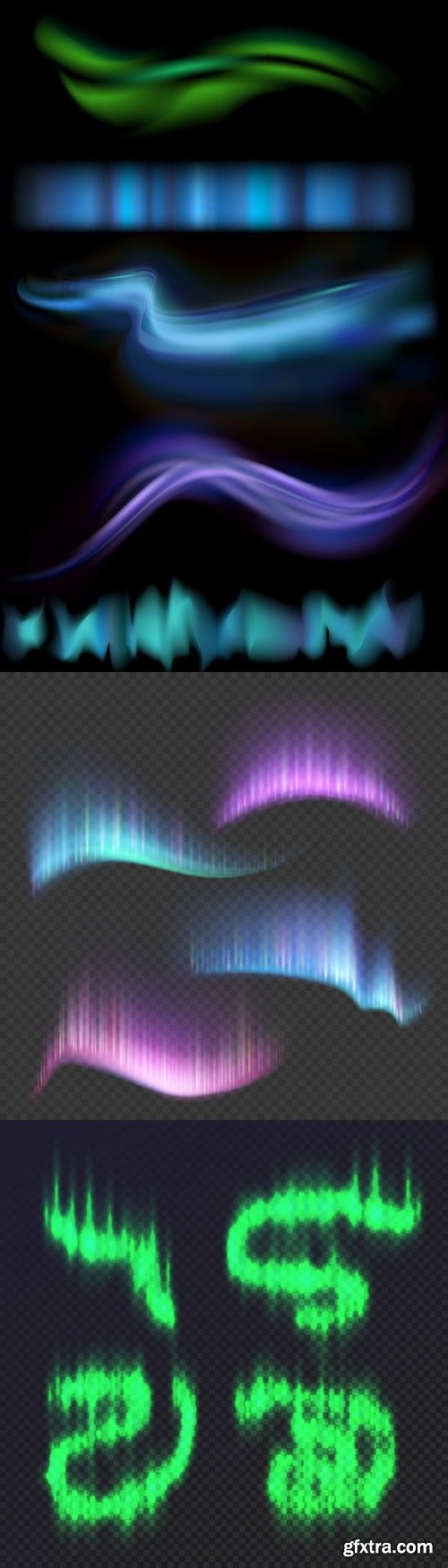 Vectors - Northern Lights Effects Set