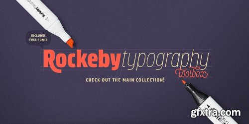 Rockeby Brush Font Family - 4 Fonts