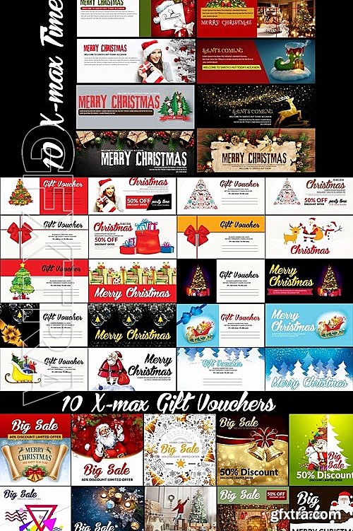 CM - 80 Christmas Templates- Mega Bundle 2075950