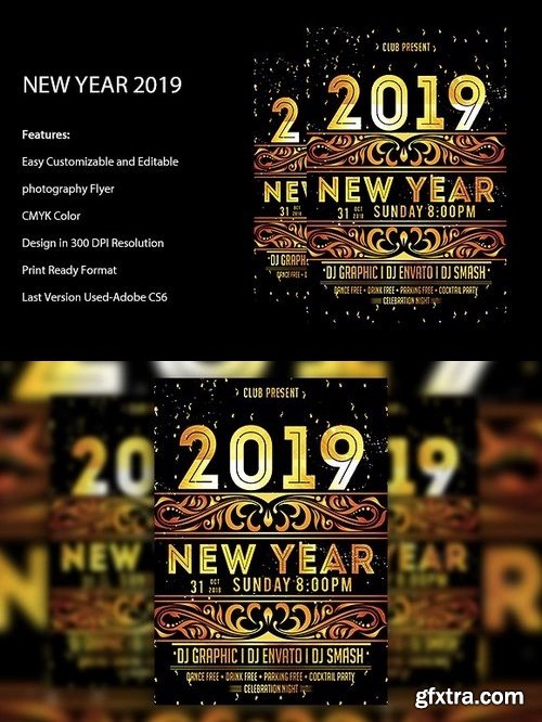 CM - New Years Eve Flyer Template 1962412