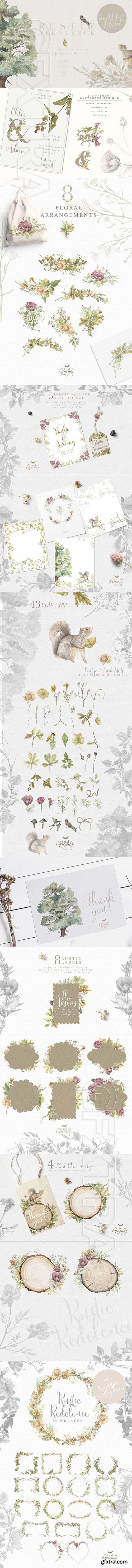 CreativeMarket - Rustic Redolence - Graphic Set 2097485