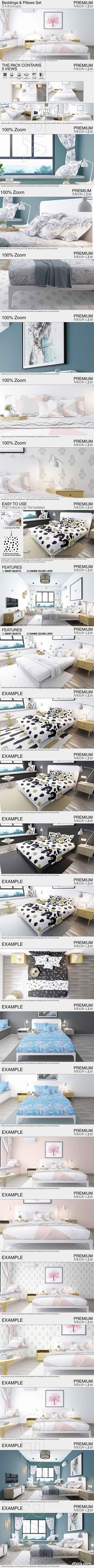 CreativeMarket - Beddings Pack 2098015