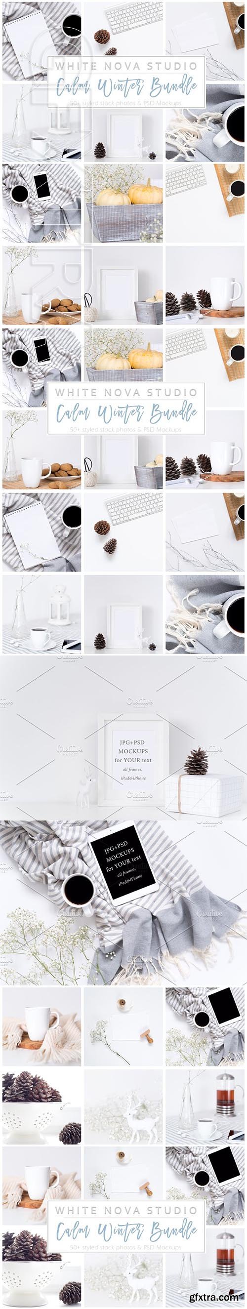 CreativeMarket - Calm Winter Bundle 2096443