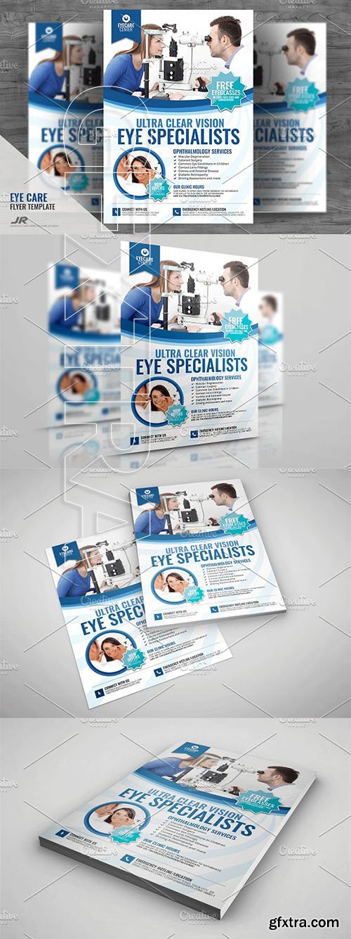 CreativeMarket - Ophthalmology Services Flyer 2082341