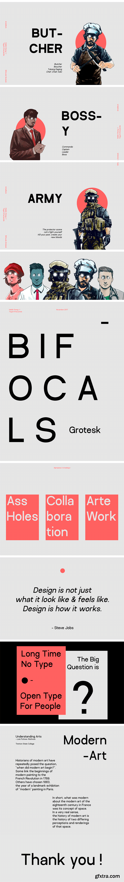 Bifocals Grotesk Font Family