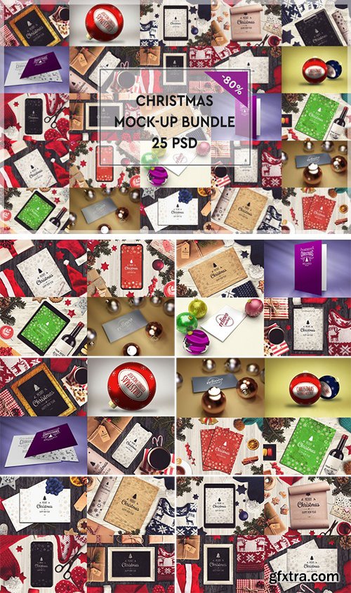 CM - Christmas Mock-up Bundle #1 2027410