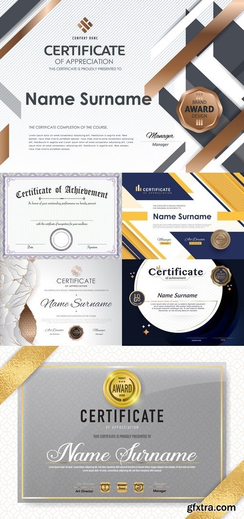 Vectors - Certificate Templates 57