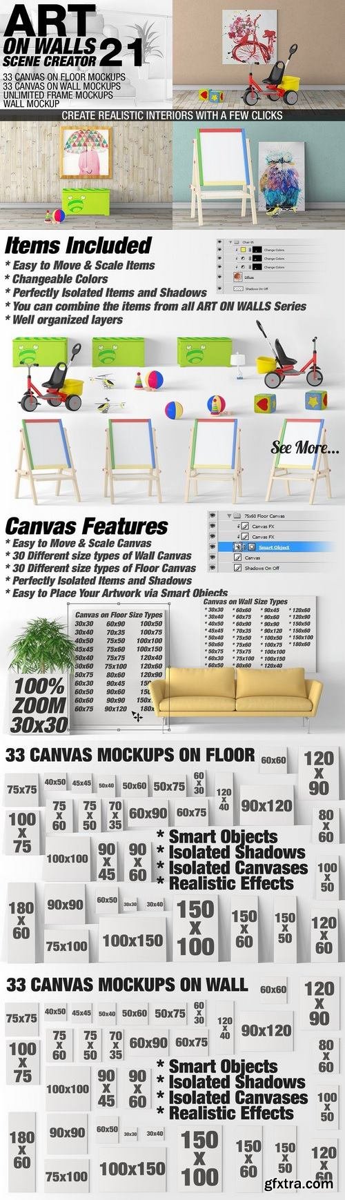 CM - Canvas Mockups - Frames Mockups v 21 1455099