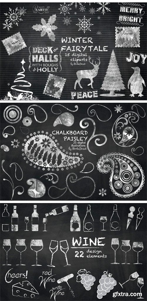 CM - Xmas Chalk Elements 2037727