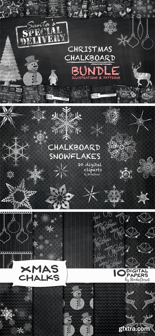 CM - Xmas Chalk Elements 2037727