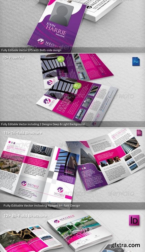 GraphicRiver - NeoBiz Corporate Business ID Mega Branding Bundle 3427614