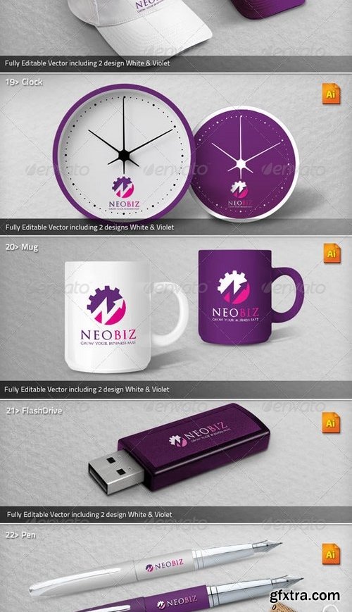 GraphicRiver - NeoBiz Corporate Business ID Mega Branding Bundle 3427614