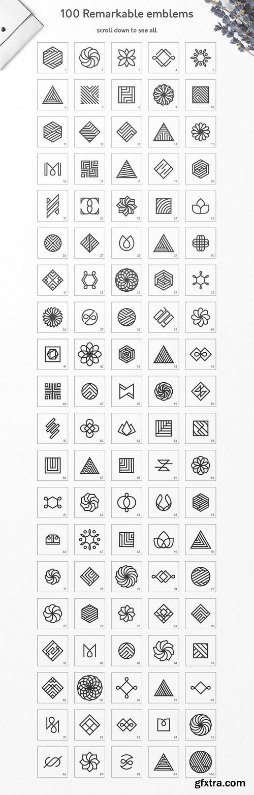 CM - Geometric Logo Pack 1133826