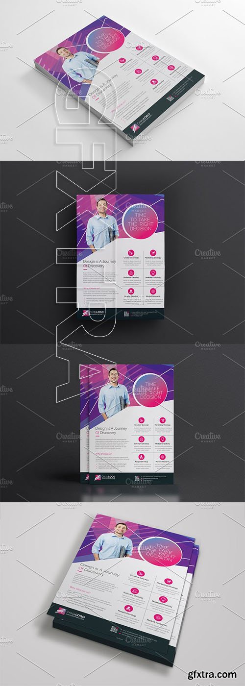 CreativeMarket - Corporate Flyer– Multipurpose 2097353