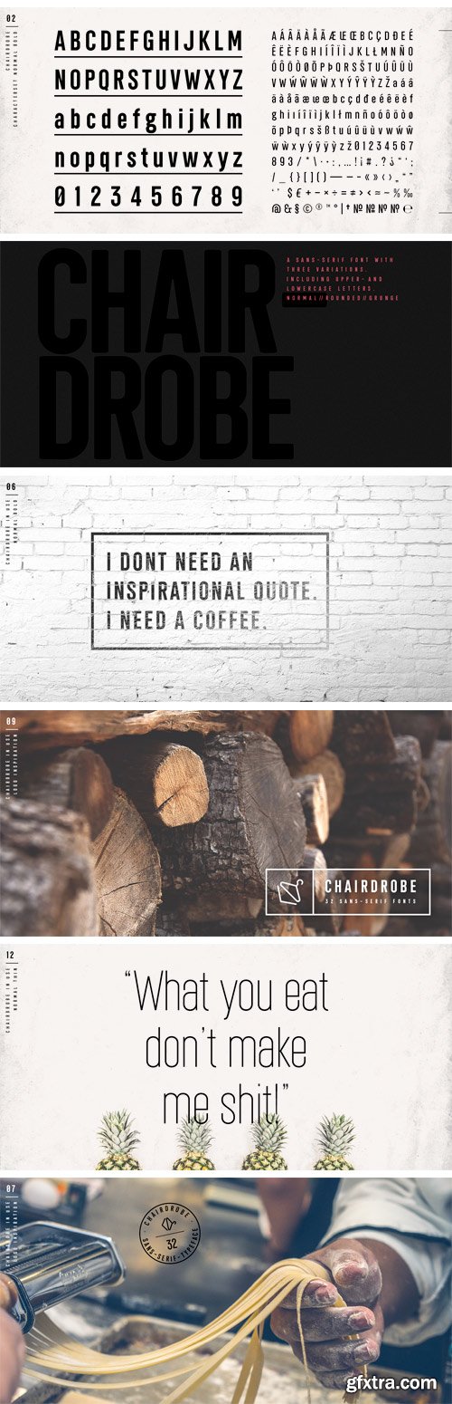 Chairdrobe Font Family