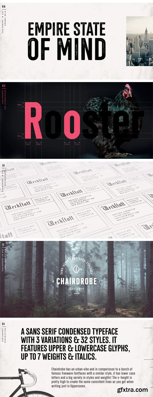 Chairdrobe Font Family