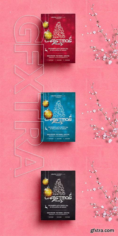 CreativeMarket - Christmas Party Flyers 2097326