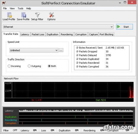 SoftPerfect Connection Emulator Pro 1.8.2