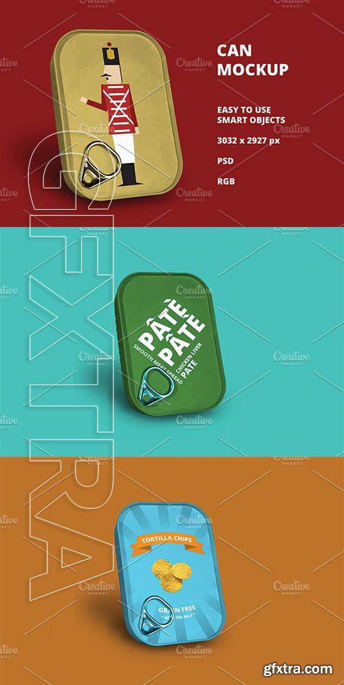 CreativeMarket - Can Mockup 2098169