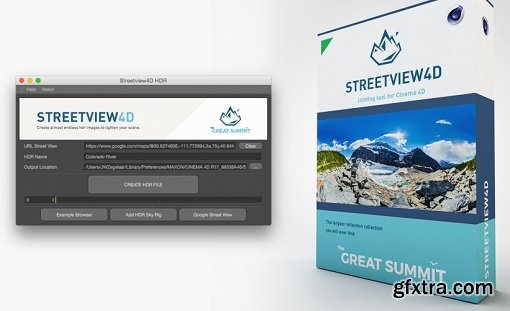 Thegreatsummit StreetView4D v1.2 Plugin for Cinema 4D