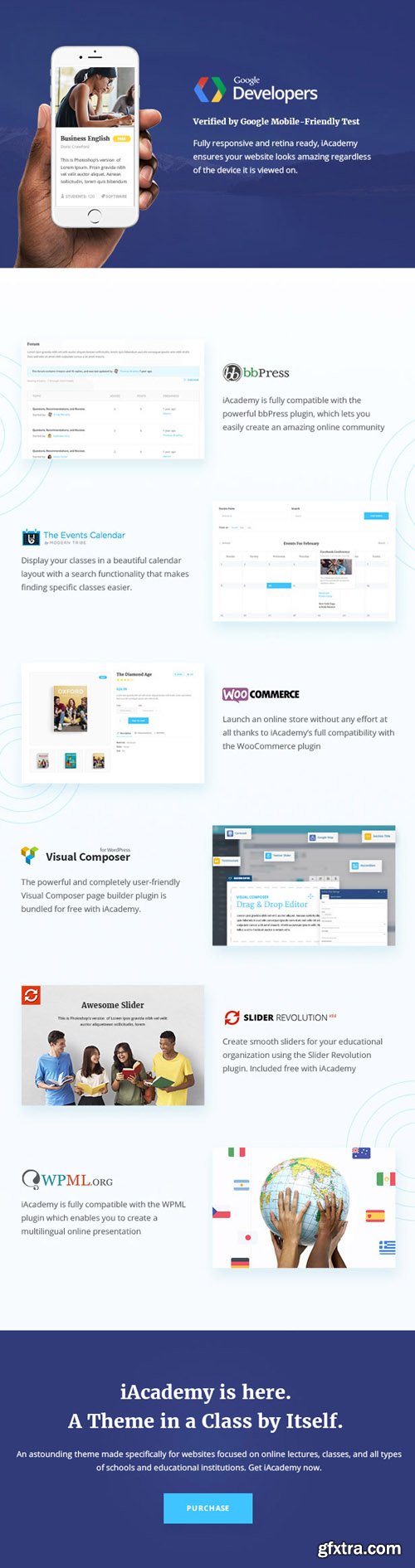 ThemeForest - iAcademy v1.1.0 - A Comprehensive Learning Management System and Education Theme - 20198007